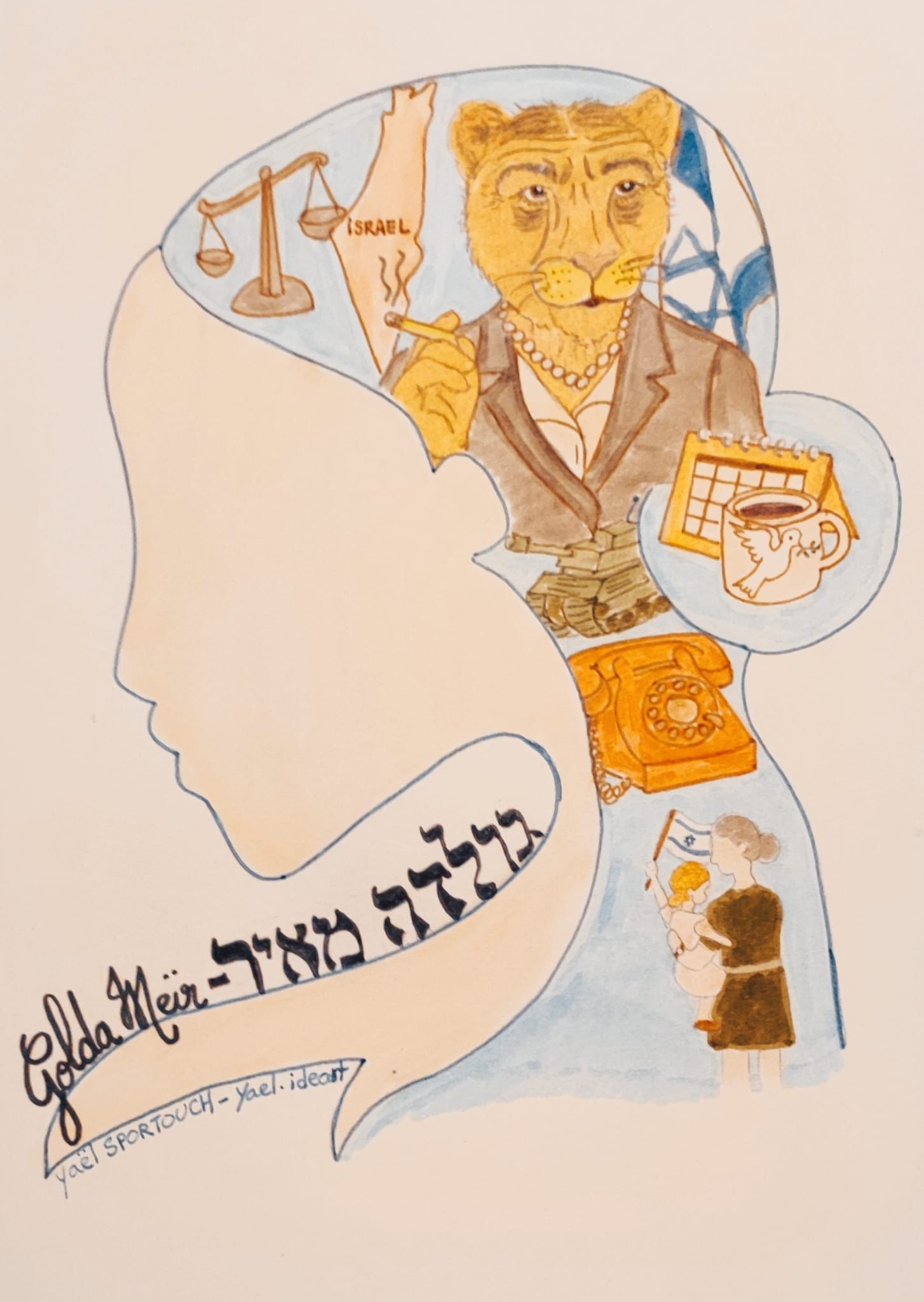 Portrait Golda Meïr