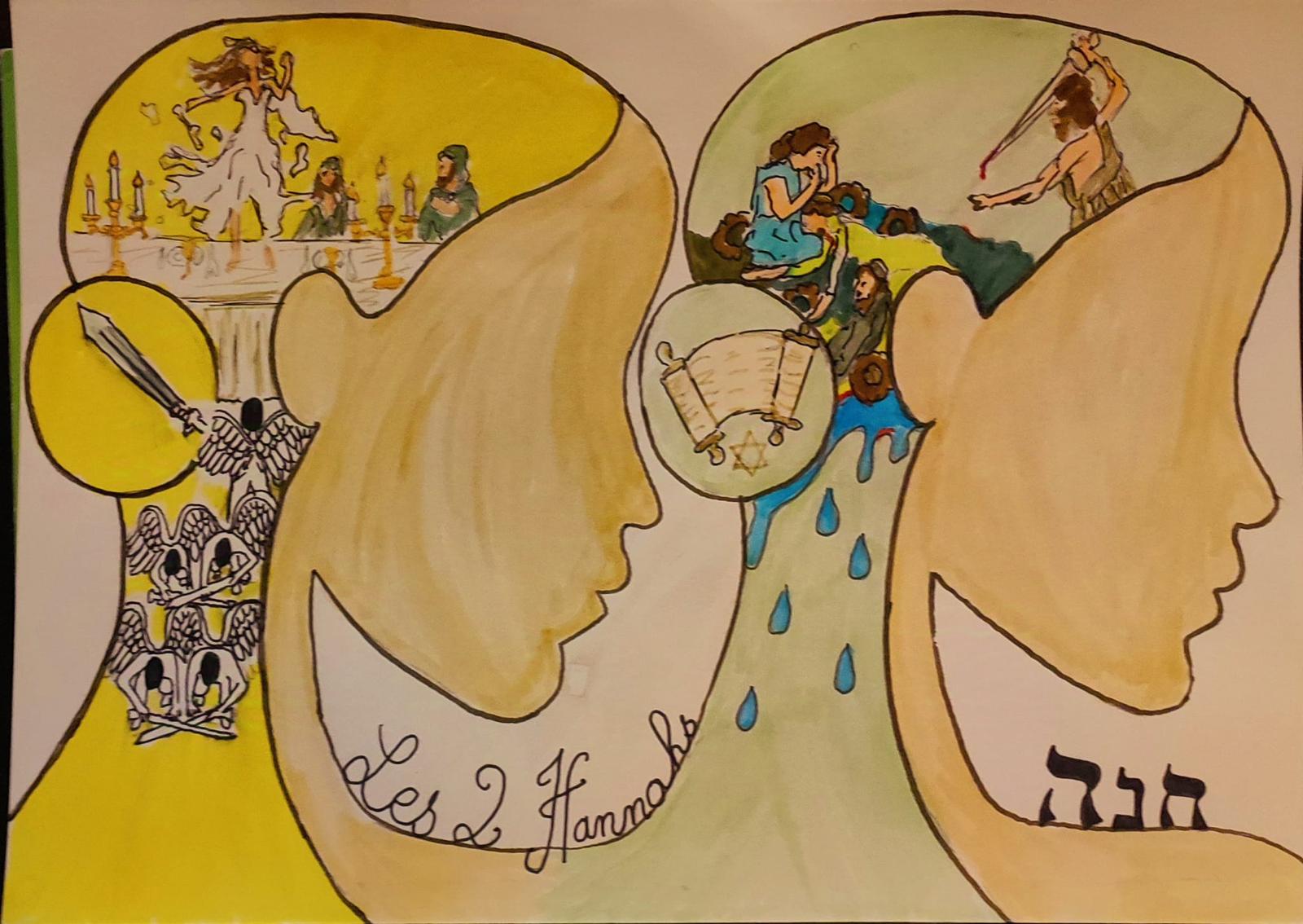 Portrait Les deux Hanna de Hanouka