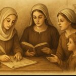 Portrait Yokhéved, Myriam, Rahel - Les troyes filles de Rashi